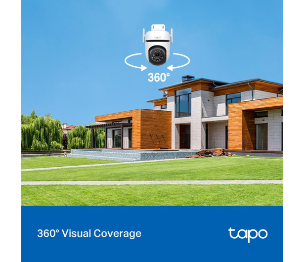 TP-Link Tapo C520WS SI Zewnętrzna, obrotowa kamera WiFi - 1192350 - zdjęcie 6